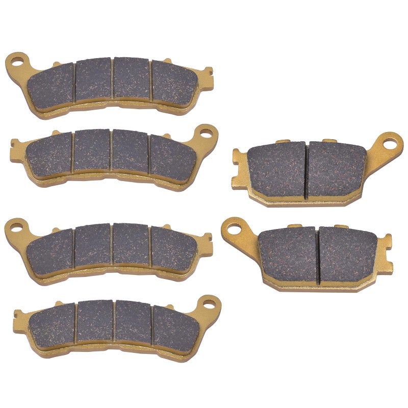 Brake Pads for Honda CBF600 CBF 600 ABS 2008 2009 2010 2011 2012 for Hornet CB 600 2007 2008 2009 2010 2011 2012 2013 CB 1100 CB 1300 CBF 1000 06435MEJ026 Ceramics Front and Rear Set